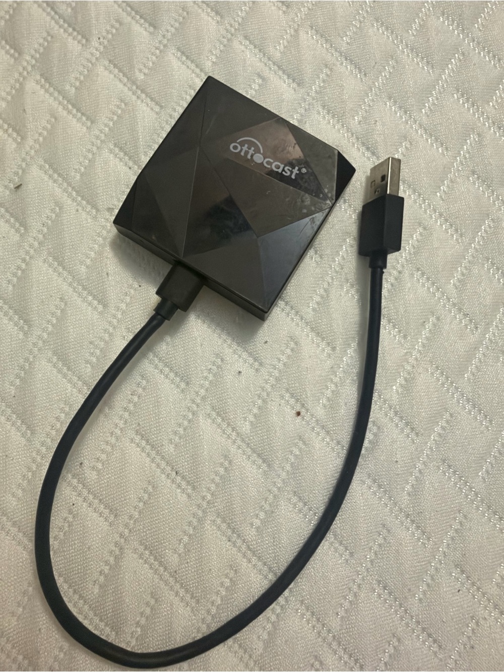 Black USB Car Audio Media Receiver Adapter